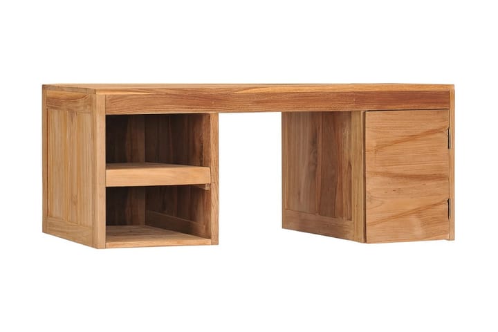 Soffbord 90x50x40 cm massiv teak - Brun - Möbler - Vardagsrum - Soffbord & vardagsrumsbord - Soffbord
