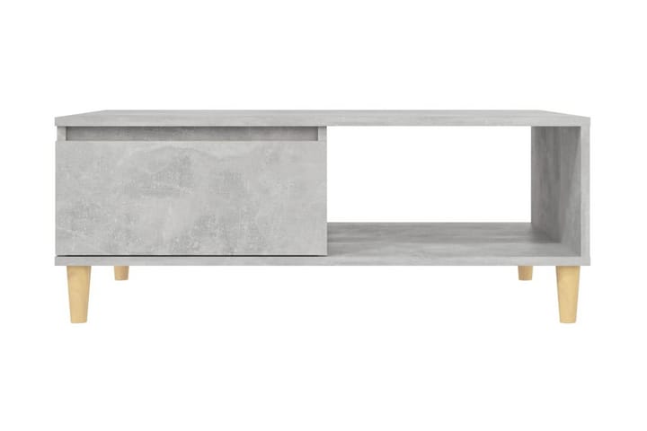 Soffbord betonggrå 90x60x35 cm spånskiva