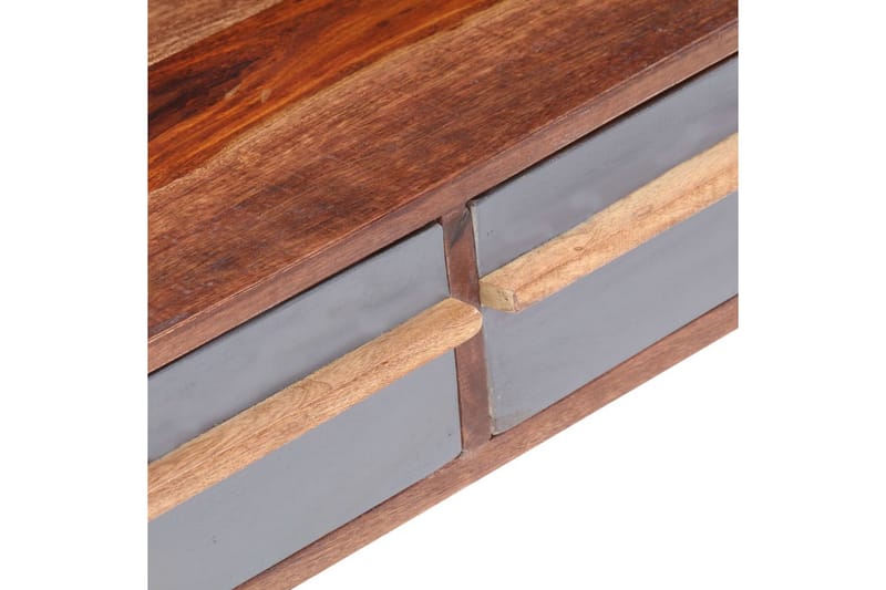 Soffbord grå 110x50x40 cm massivt sheshamträ - Grå - Möbler - Vardagsrum - Soffbord & vardagsrumsbord - Soffbord