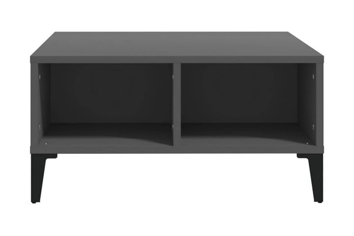 Soffbord grå 60x60x30 cm spånskiva