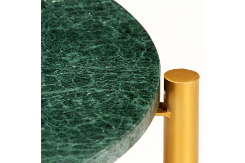 Soffbord grön 60x60x35 cm äkta sten med marmorstruktur - Grön - Möbler - Vardagsrum - Soffbord & vardagsrumsbord - Soffbord