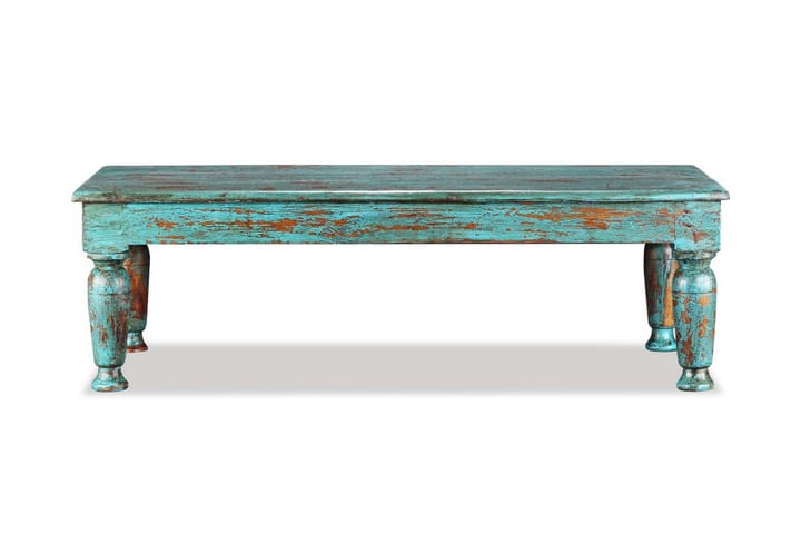 Soffbord i massivt återvunnet trä 110x60x34 cm - Flerfärgad - Möbler - Vardagsrum - Soffbord & vardagsrumsbord - Soffbord