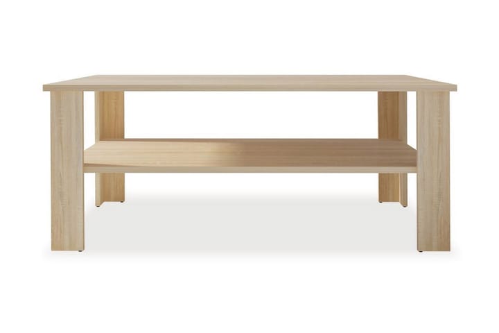 Soffbord spånskiva 100x59x42 cm ek - Brun - Möbler - Vardagsrum - Soffbord & vardagsrumsbord - Soffbord