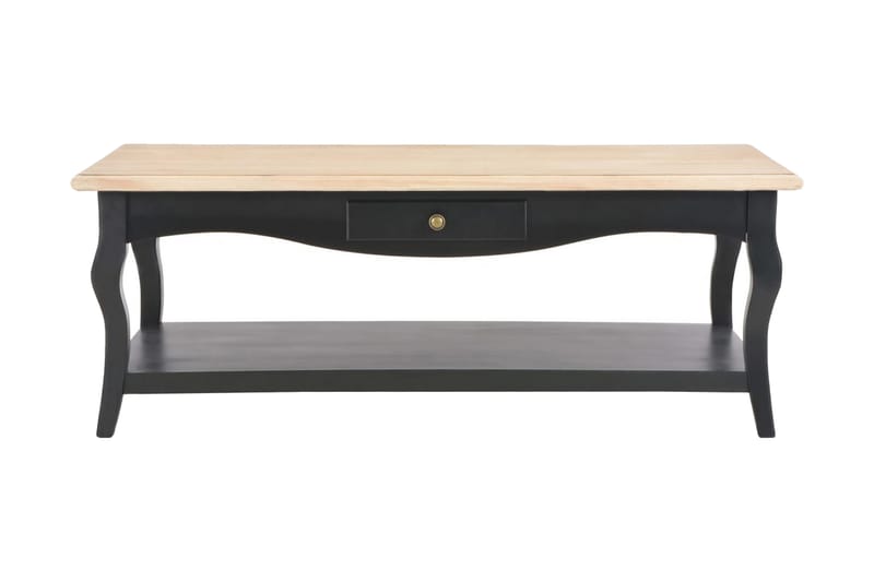 Soffbord svart 110x60x40 cm MDF