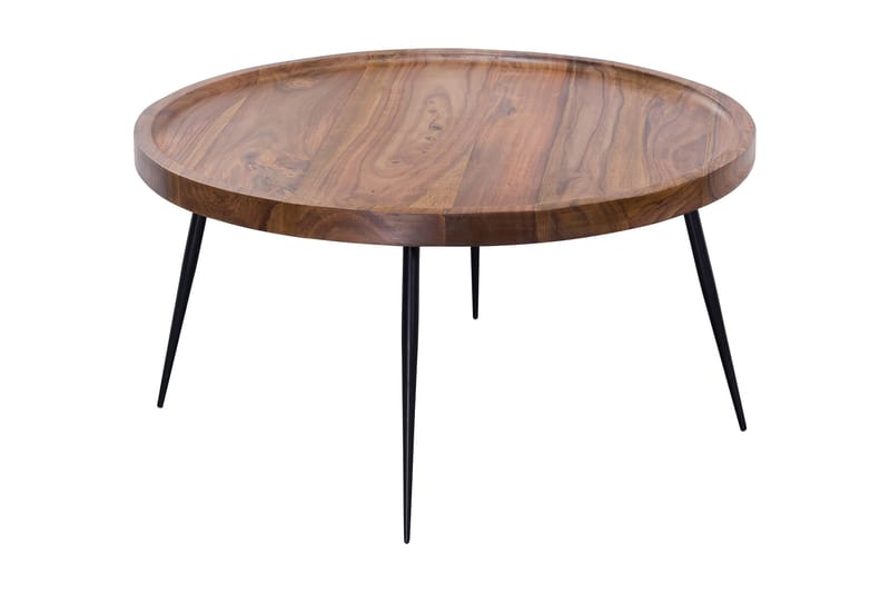 SOHNI Soffbord 75 cm Valnötsbrun - Möbler - Vardagsrum - Soffbord & vardagsrumsbord - Satsbord