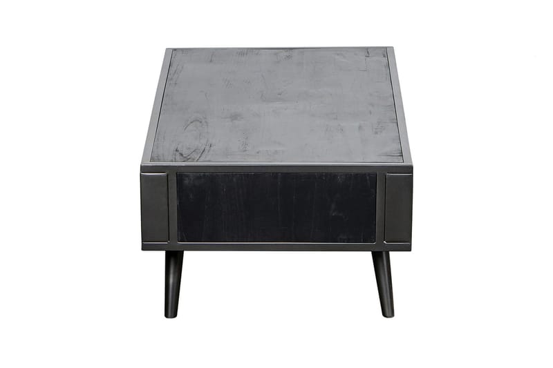 VENTLINGE MINDI Soffbord 120 cm med Förvaring Hylla Svart - Möbler - Vardagsrum - Soffbord & vardagsrumsbord - Soffbord