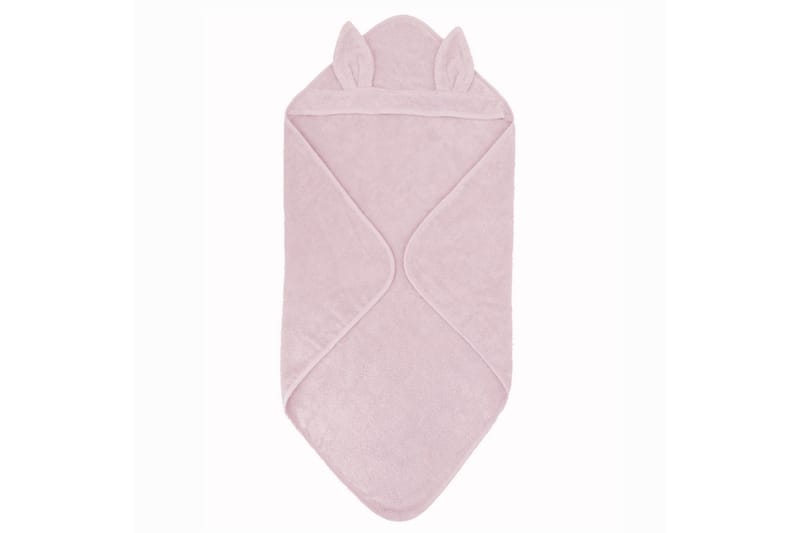 Badcape rabbit rosa eko - Rosa - Textilier & mattor - Kuddar & plädar - Filtar & plädar - Babypläd