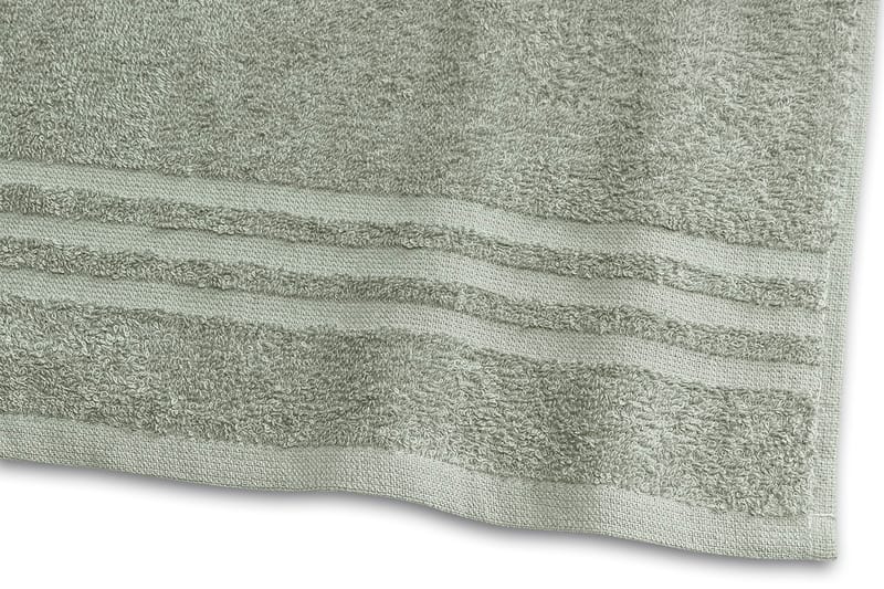 Basic Frotté 30x50 cm Grön Borganäs - Textilier & mattor - Badrumstextilier - Handduk