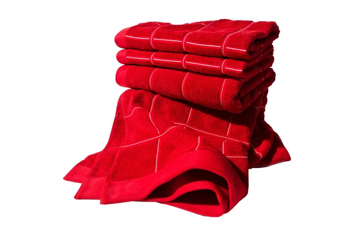 LORD NELSON VICTORY Frotté Handduk 70x50 Röd - Textilier & mattor - Badrumstextilier
