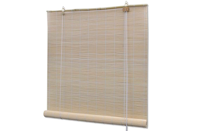Rullgardin i naturlig bambu 150x220 cm - Beige - Textilier & mattor - Gardiner & gardinupphängning - Rullgardin - Bambu rullgardin