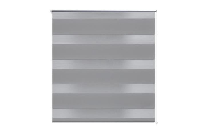 Rullgardin randig grå 60x100 cm transparent