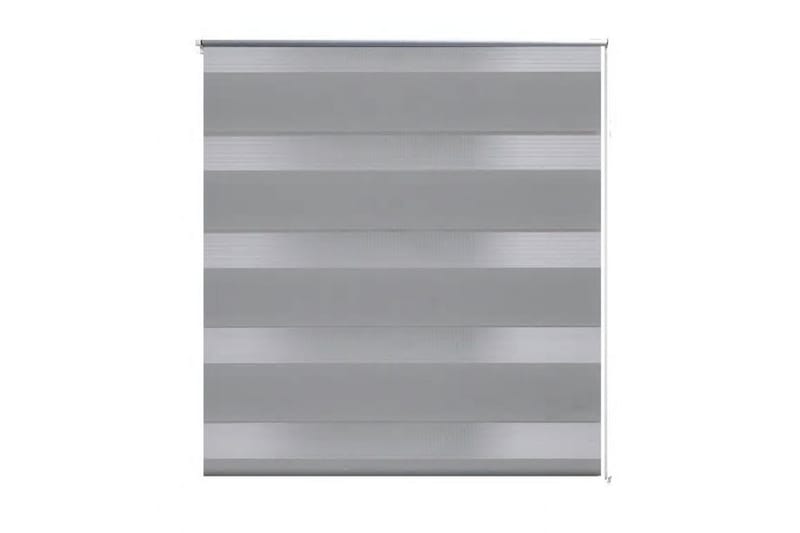 Rullgardin randig grå 80x175 cm transparent