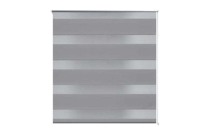 Rullgardin randig grå 90x150 cm transparent