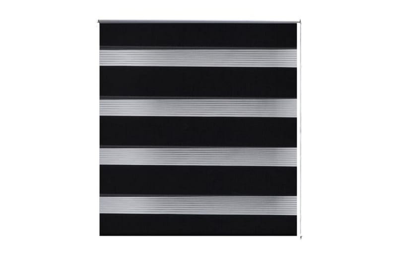 Rullgardin randig svart 100x175 cm transparent - Svart - Textilier & mattor - Gardiner & gardinupphängning