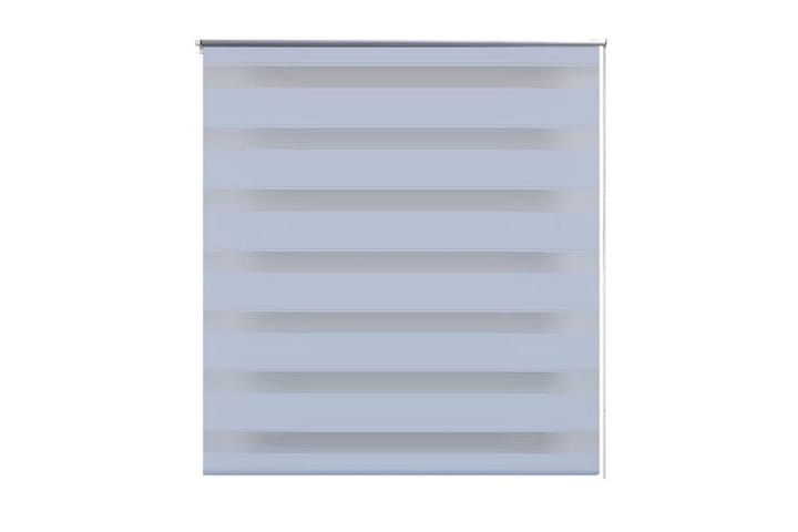 Rullgardin randig vit 120x175 cm transparent