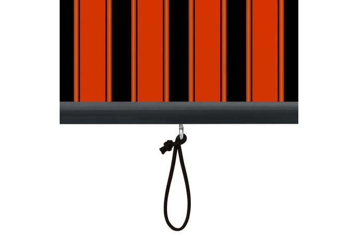 Rullgardin utomhus 140x250 cm orange och brun - Orange - Textilier & mattor - Gardiner & gardinupphängning