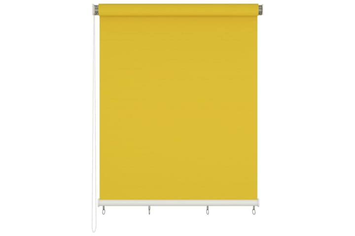 Rullgardin utomhus 200x140 cm gul - Gul - Textilier & mattor - Gardiner & gardinupphängning