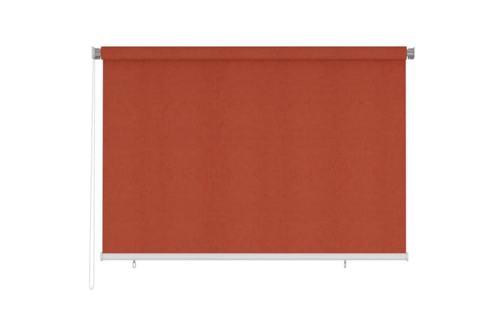 Rullgardin utomhus 220 x 140 cm terrakotta HDPE - Röd - Textilier & mattor - Gardiner & gardinupphängning