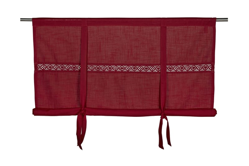 SEDALIA Hissgardin 160x120 Röd - Textilier & mattor - Gardiner & gardinupphängning