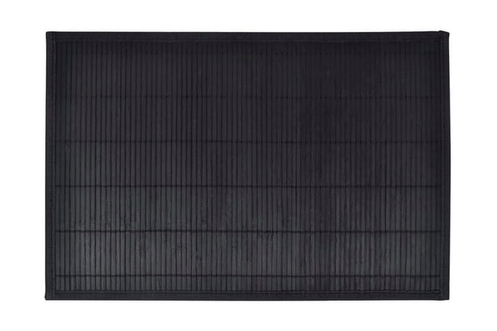 6 Bordstabletter i bambu 30x45 cm svart - Textilier & mattor - Kökstextilier