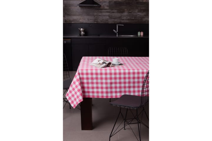 EPONJ HOME Duk 160x160 cm Rosa/Vit - Textilier & mattor - Kökstextilier - Dukar & löpare - Bordsduk