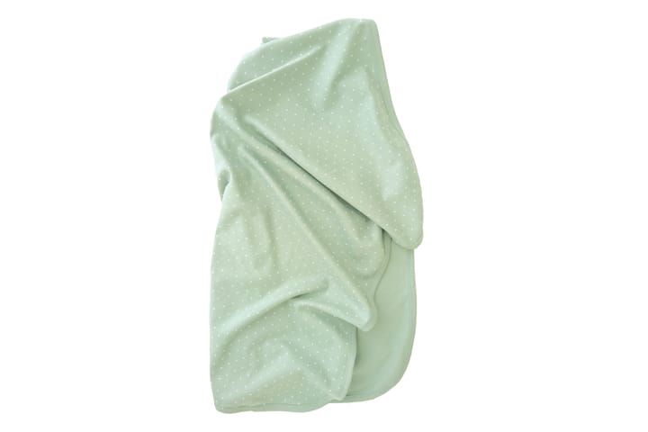 Babyfilt soft mint dotty eko - Mint - Textilier & mattor - Kuddar & plädar - Filtar & plädar - Babypläd