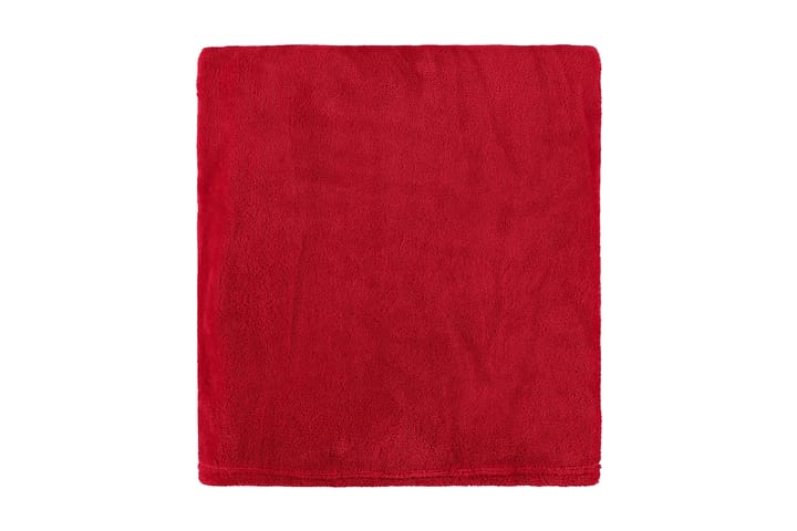 Fleecepläd Irma 125X150 Cm Röd - Textilier & mattor - Kuddar & plädar - Filtar & plädar