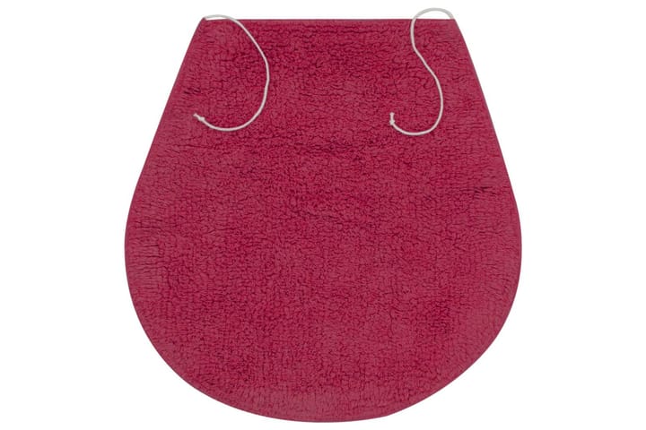Badrumsmattor 3 st tyg fuchsia - Rosa - Textilier & mattor - Mattor - Badrumsmattor
