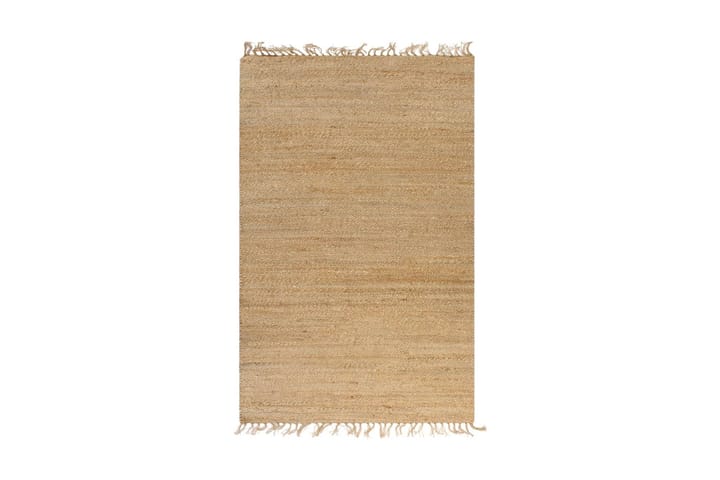 Matta handvävd jute 120x180 cm beige - Beige - Textilier & mattor - Mattor - Handvävda mattor