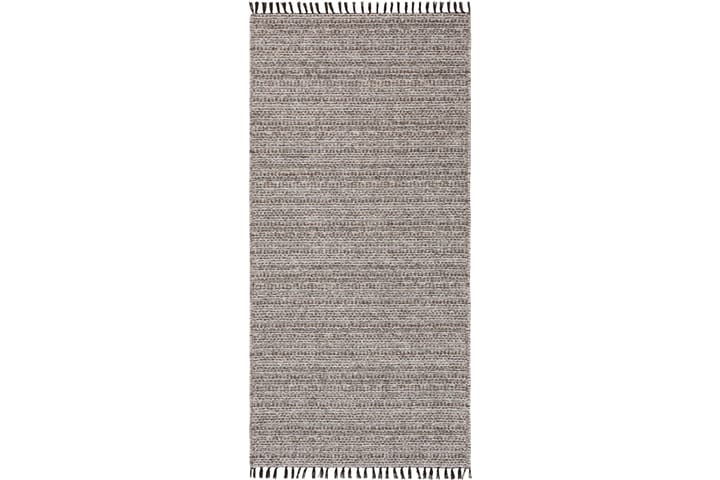 COTTON TOVA Bomullsmatta 70x350 cm Grå - Horredsmattan - Textilier & mattor - Mattor - Modern matta - Bomullsmattor