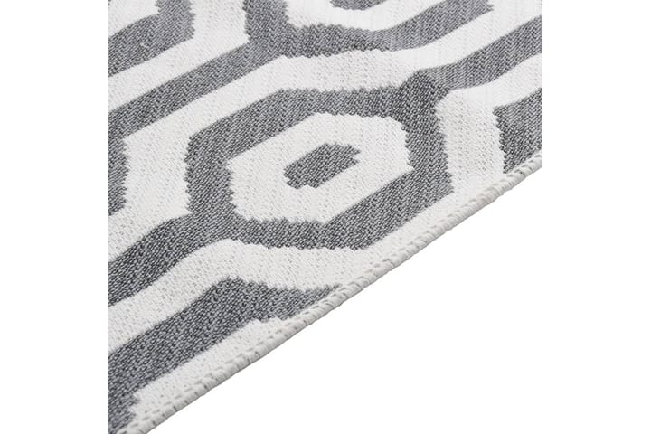 Matta grå 100x200 cm bomull - Grå - Textilier & mattor - Mattor - Modern matta - Bomullsmattor