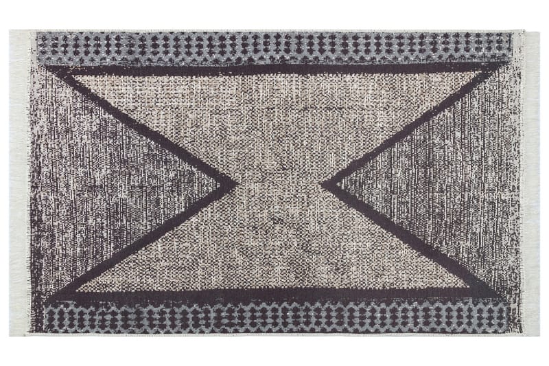 CALEBAN Matta 120x180 cm Grå/Bomull - Textilier & mattor - Mattor - Modern matta - Friezemattor