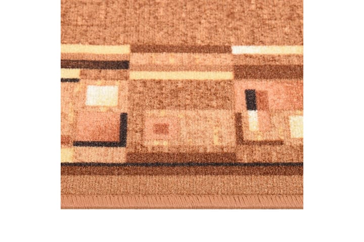 Gångmatta brun 100x500 cm halkfri - Brun - Textilier & mattor - Mattor - Modern matta - Gångmattor
