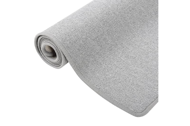 Gångmatta ljusgrå 80x250 cm - Grå - Textilier & mattor - Mattor - Modern matta - Gångmattor