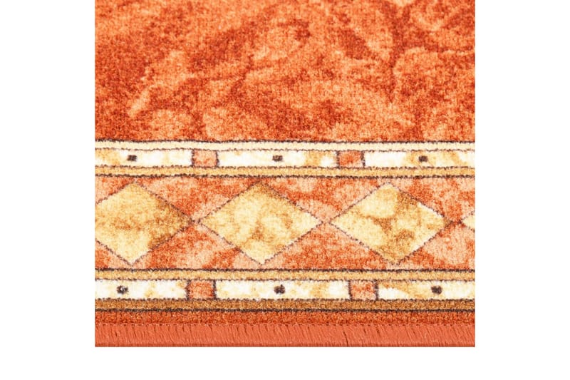 Gångmatta terrakotta 80x450 cm halkfri - Brun - Textilier & mattor - Mattor - Modern matta - Gångmattor