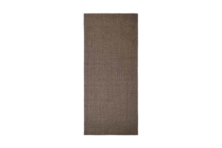 Matta naturlig sisal 66x150 cm brun - Brun - Textilier & mattor - Mattor - Modern matta - Jutemattor & sisalmattor