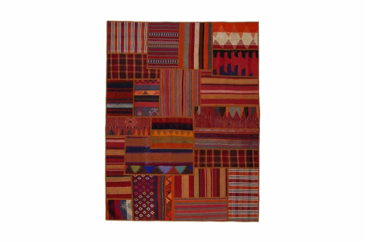 Handknuten Persisk Matta 124x360 cm Kelim Flerfärgad - Textilier & mattor - Mattor - Modern matta - Patchwork mattor