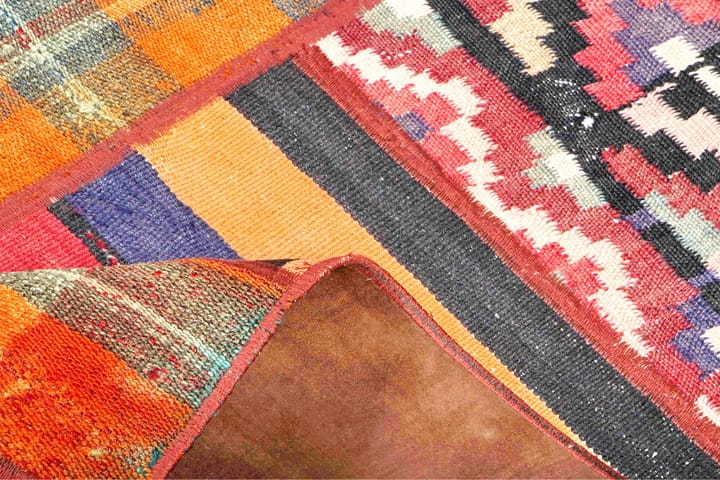 Handknuten Persisk Patchworkmatta 173x232 cm Flerfärgad - Textilier & mattor - Mattor - Modern matta - Patchwork mattor