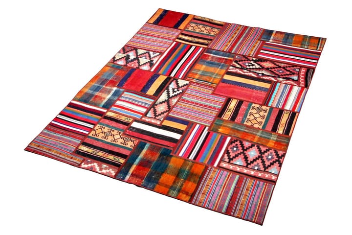 Handknuten Persisk Patchworkmatta 173x232 cm Flerfärgad - Textilier & mattor - Mattor - Modern matta - Patchwork mattor