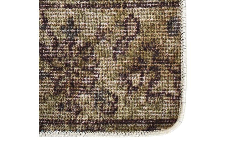 Matta tvättbar lappmönster 80x150 cm flerfärgad halkfri - Flerfärgad - Textilier & mattor - Mattor - Modern matta - Patchwork mattor