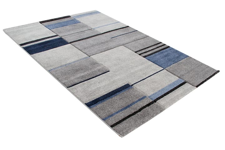 RAY Ryamatta 133x190 cm Grå/Blå - Vivace - Textilier & mattor - Mattor - Modern matta - Ryamattor