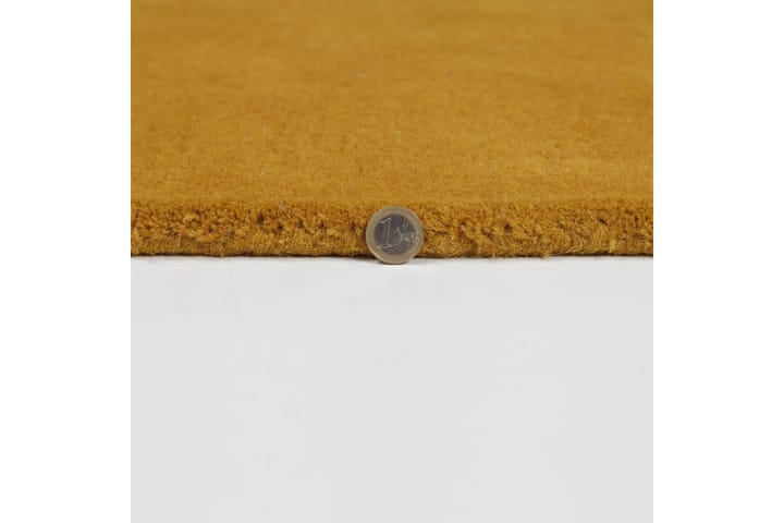 ABSTRACT COLLAGE Ullmatta 90x150 cm Ockra/Natur - Flair Rugs - Textilier & mattor - Mattor - Modern matta - Ullmattor