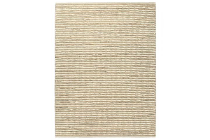 Hampamatta ull 120x170 cm naturlig/vit - Flerfärgad - Textilier & mattor - Mattor - Modern matta - Ullmattor