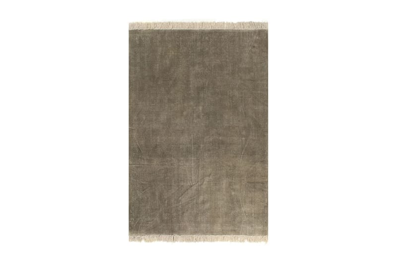 Kelimmatta bomull 160x230 cm taupe - Brun - Textilier & mattor - Mattor - Orientaliska mattor - Kelimmattor