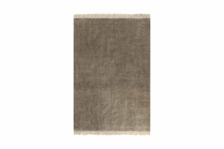 Kelimmatta bomull 200x290 cm taupe - Brun - Textilier & mattor - Mattor - Orientaliska mattor - Kelimmattor