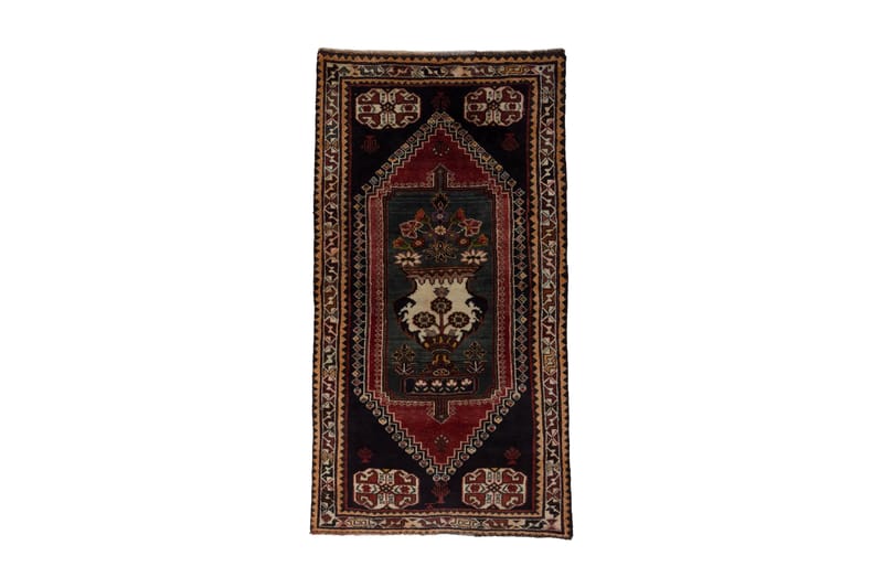 Handknuten Persisk Matta 100x189 cm Grön/Beige - Textilier & mattor - Mattor - Orientaliska mattor