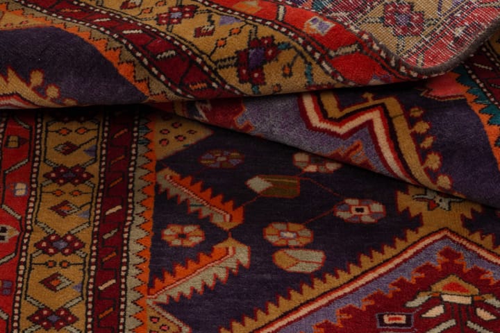 Handknuten Persisk Matta 102x312 cm Mörkblå/Röd - Textilier & mattor - Mattor - Orientaliska mattor