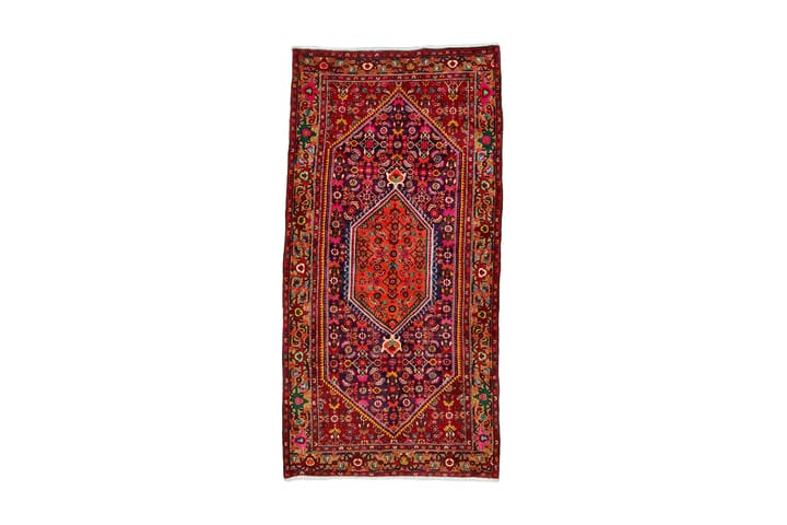 Handknuten Persisk Matta 161x310 cm Röd/Mörkblå - Textilier & mattor - Mattor - Orientaliska mattor