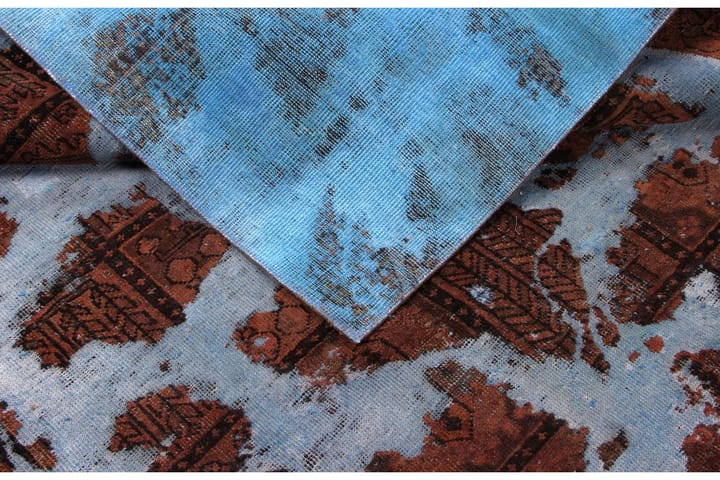 Handknuten Persisk Matta 188x256 cm Vintage  Blå/Brun - Textilier & mattor - Mattor - Orientaliska mattor