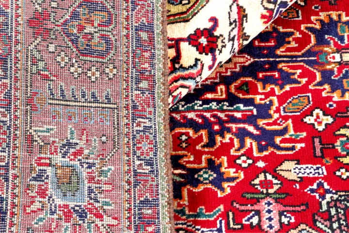 Handknuten Persisk Patinamatta 199x288 cm  Beige/Röd - Textilier & mattor - Mattor - Orientaliska mattor